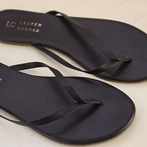 LC Lauren Conrad Elegant Black Sandals